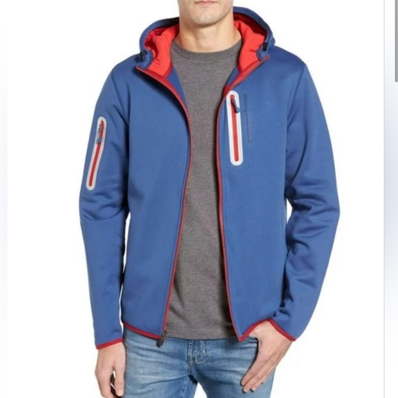 Vineyard Vines Men’s Performance Tech Sailing Hooded Jacket - Picture 1 of 12
